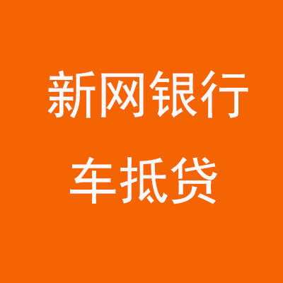 东洲新网银行车抵贷